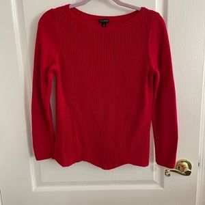 Talbots red sweater